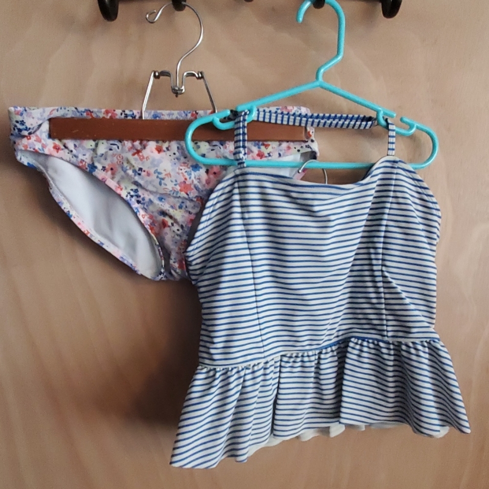Retro 2 piece swimsuit